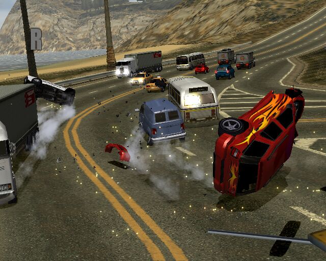 Screen shot from Burnout 2: Point of Impact